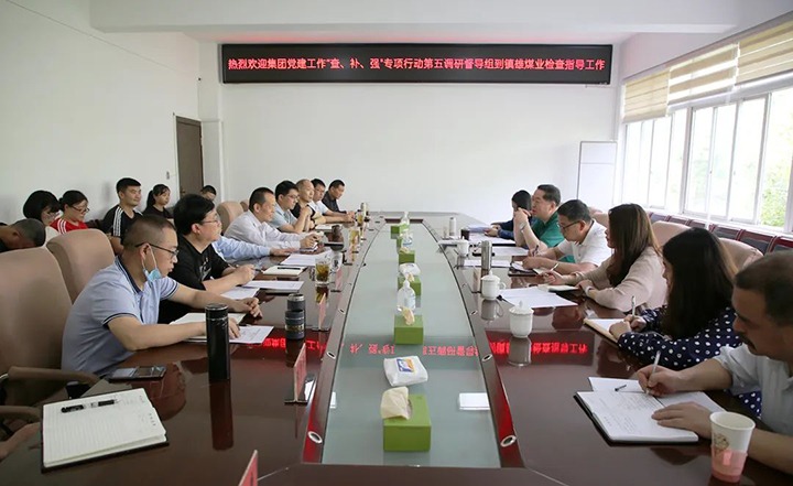 云煤（esball世博）集团党建事情“查、补、强”第五调研督导组到镇雄煤业公司调研督导