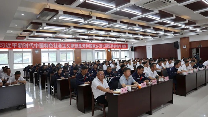 【主题教育】云煤（esball世博）集团党委副书记、工会主席王鑫到寻甸片区开展主题教育宣讲